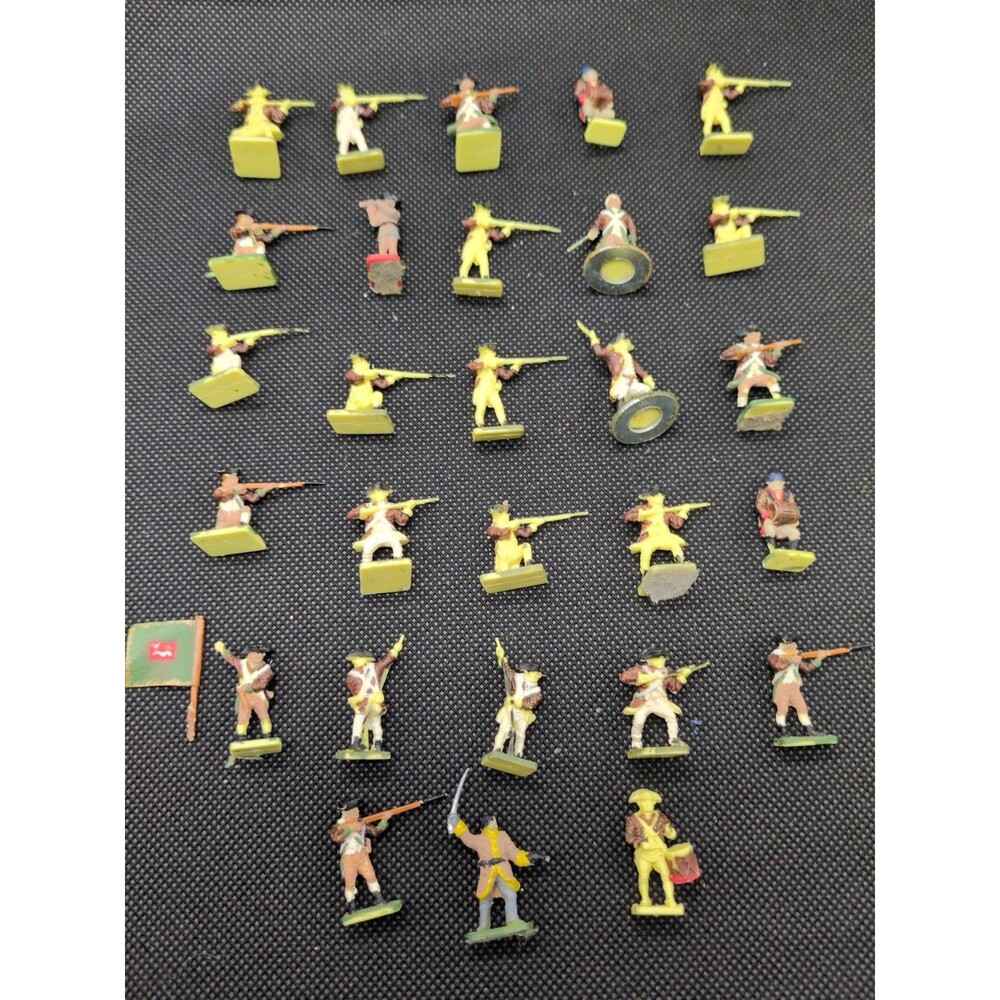 (28) Painted American Infantry 1/72 Miniatures